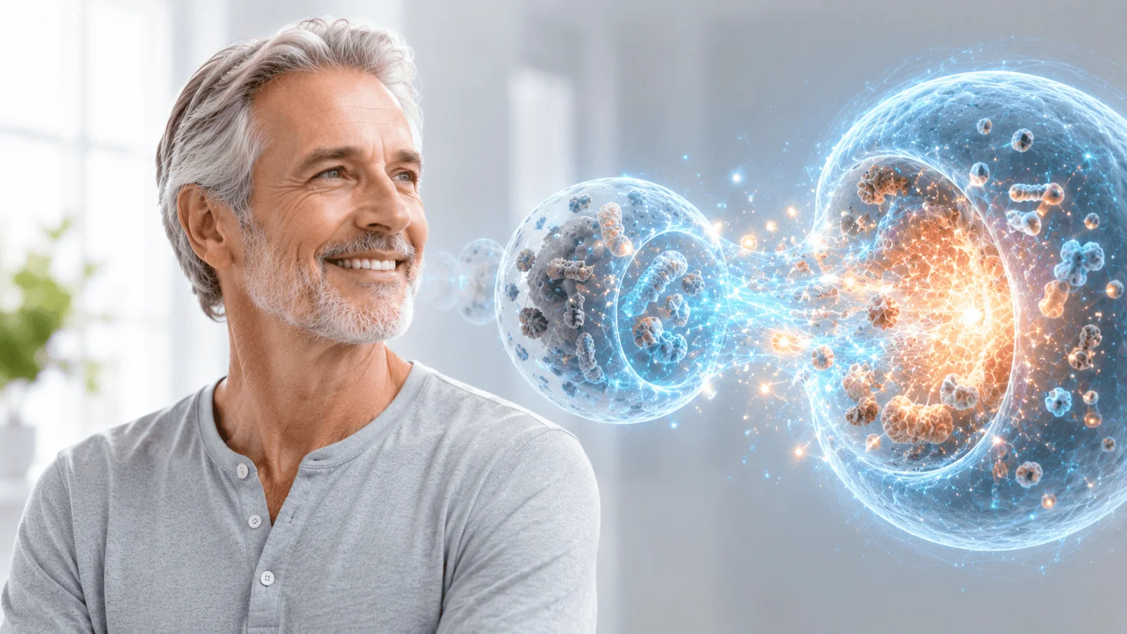 Conceptual scientific visualization of cellular communication